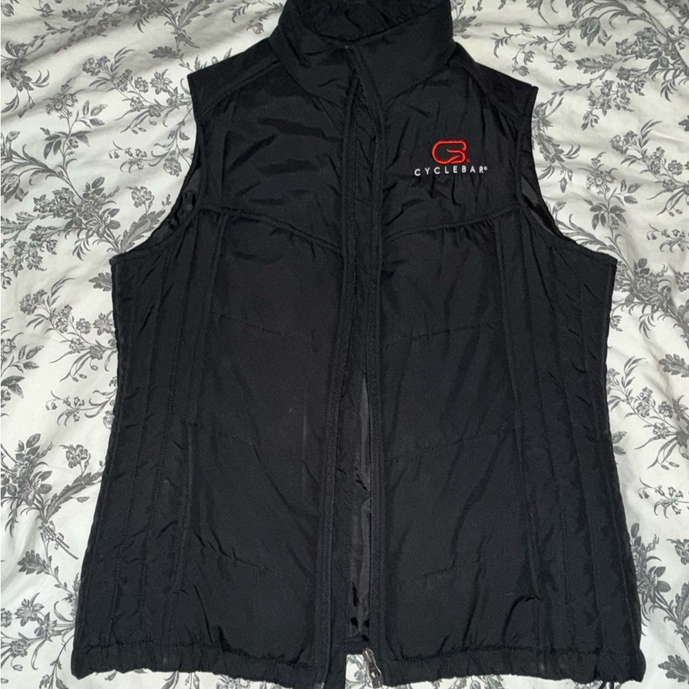 CycleBar Black Puffer Vest